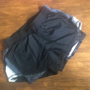 Champion running gym shorts.